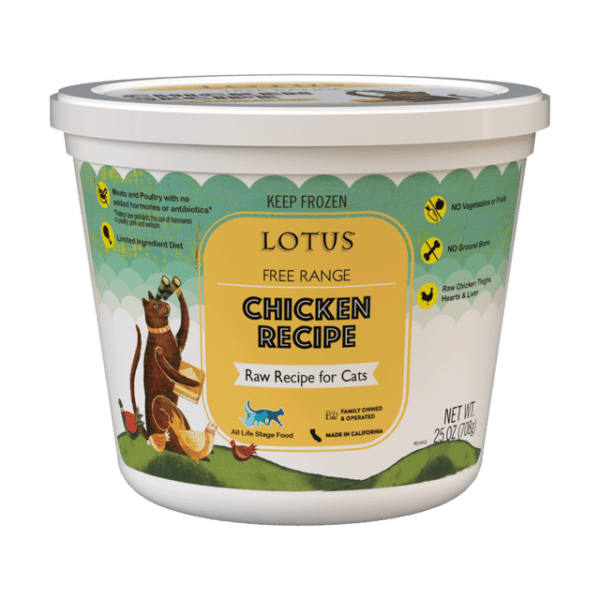 Lotus Frozen Raw Chicken for Cats