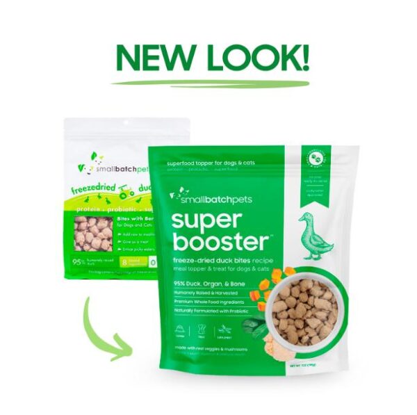 Smallbatch Freeze Dried Duck Super Boosters for Pets - 7oz