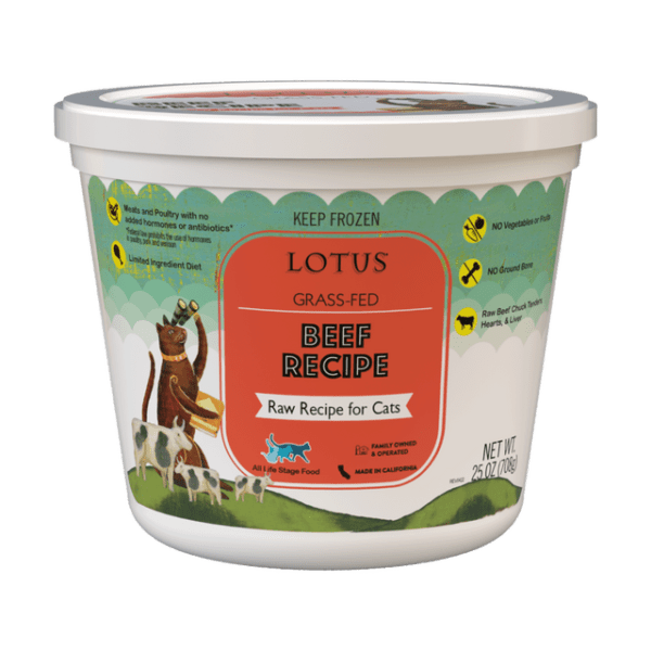 Lotus Frozen Raw Beef for Cats