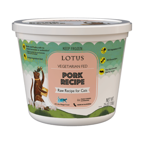 Lotus Frozen Raw Pork for Cats