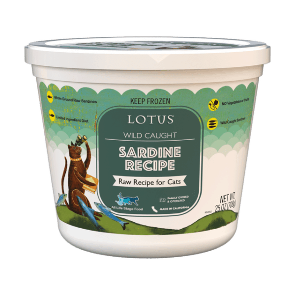 Lotus Frozen Raw Sardine for Cats
