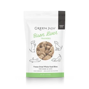 Green Juju Freeze-Dried Bison Liver Trainers - 3oz