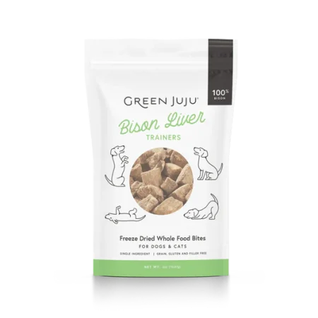 Green Juju Freeze-Dried Bison Liver Trainers - 3oz