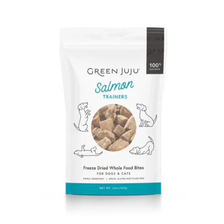 Green Juju Freeze-Dried Salmon Trainers for Pets - 3oz