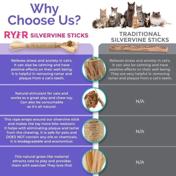 RYERCAT Silvervine Cat Dental Sticks - Image 6