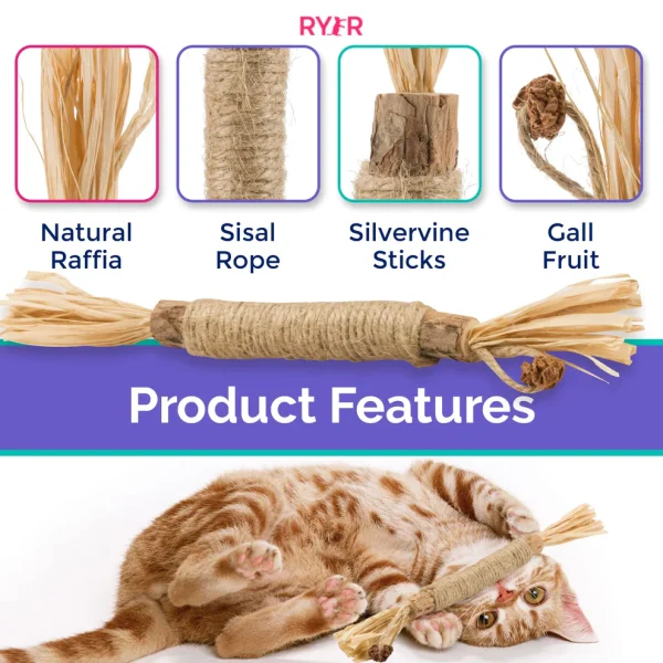RYERCAT Silvervine Cat Dental Sticks - Image 2