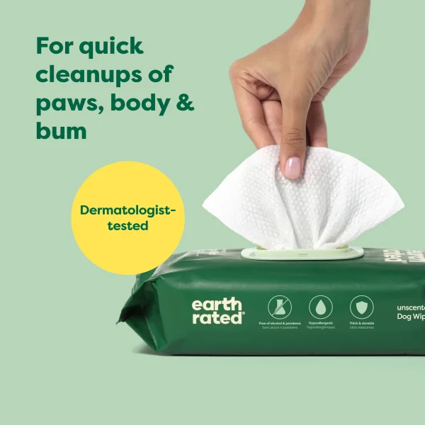 Earth Rated Grooming Wipes for Dogs - Image 2