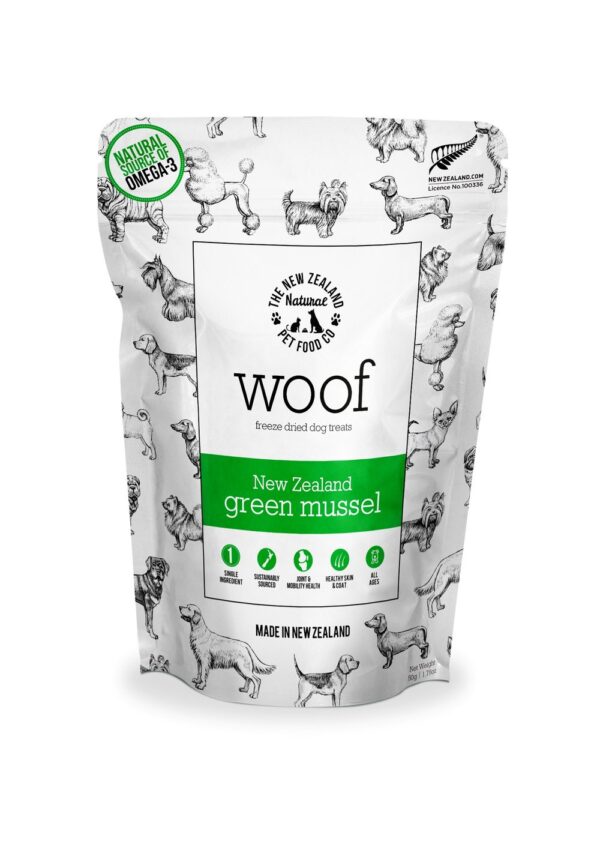 New Zealand WOOF Freeze-Dried Green Tripe for Dogs - 1.7oz