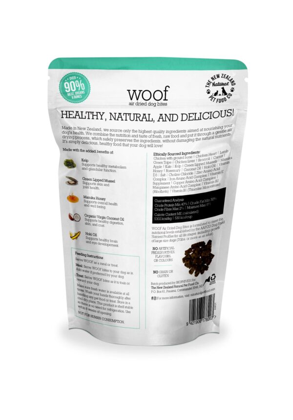 New Zealand WOOF Air-Dried Chicken for Dogs - Image 2