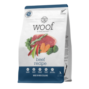 New Zealand WOOF Air-Dried Beef for Dogs