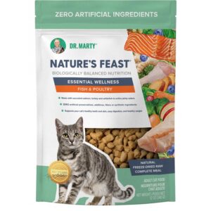 Dr Marty's Nature's Feast Freeze-Dried Raw Fish & Poultry Food for Cats