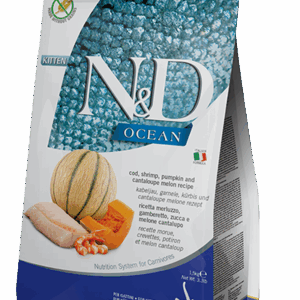 Farmina Cod, Shrimp, Pumpkin & Cantaloupe Dry Food for Kittens - 3.3lbs