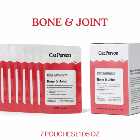 Cat Person Bone & Joint Lickable Supplement for Cats - 1.05oz