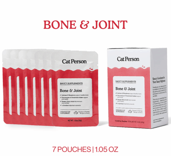 Cat Person Bone & Joint Lickable Supplement for Cats - 1.05oz