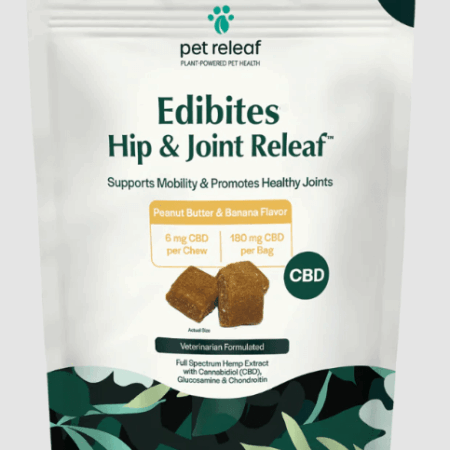 Pet Releaf Hip & Joint CBD Edibites for Dogs - 7.5oz