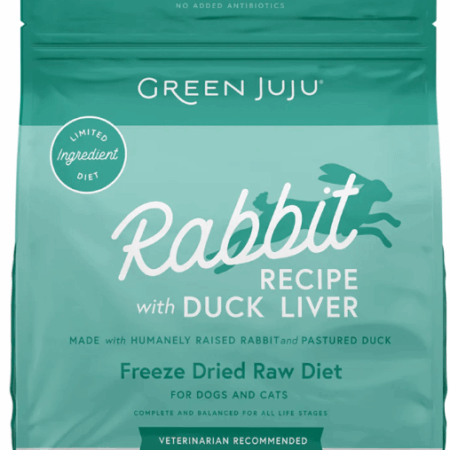 Green Juju Freeze-Dried Rabbit & Duck for Pets - 14oz