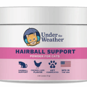 Under The Weather Hairball Support Powder for Cats - 2.54oz