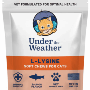 Under The Weather L-lysine Immune Support Chews for Cats - 3.17oz