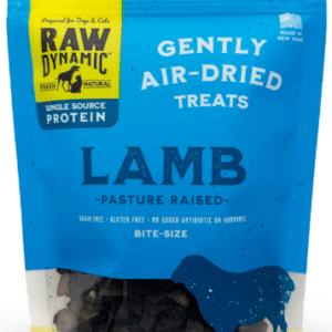 Raw Dynamic Air-Dried Lamb Treats for Pets - 3.6oz