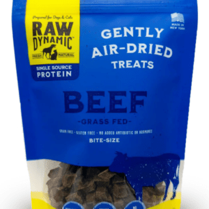 Raw Dynamic Air-Dried Beef Treats for Pets - 3.6oz