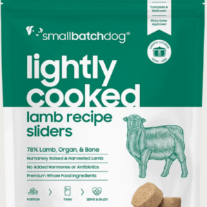 Smallbatch Lightly Cooked Lamb Recipe for Dogs