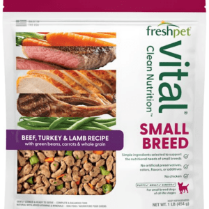 FreshPet Vital Beef, Lamb & Turkey for Small Breed Dogs - 1lb